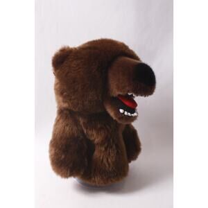 Daphne Grizzly Bear Plush Golf Headcover 12" Eye-catching ~ 260427-WH M-15-02